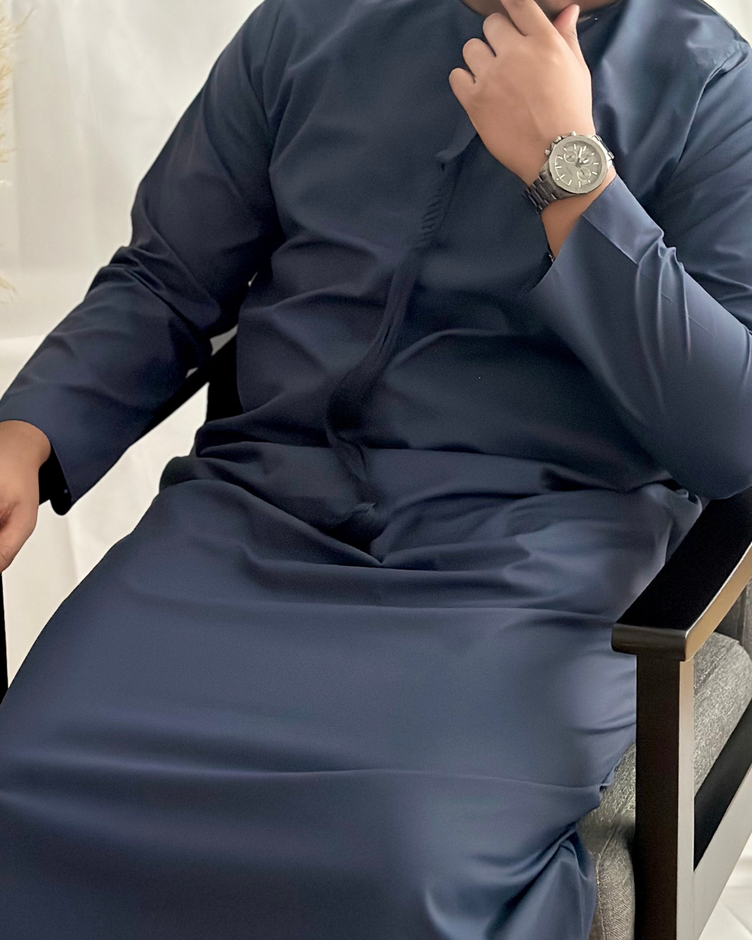 PREMIUM EMIRATI THOBE - NAVY - Modesty