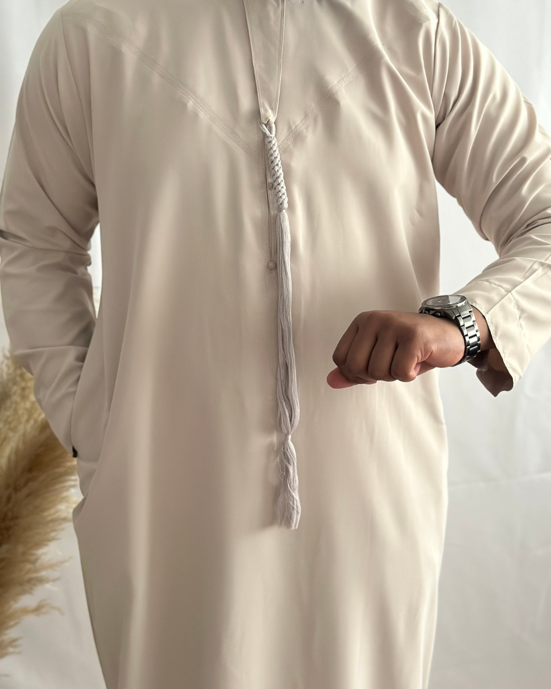 PREMIUM EMIRATI THOBE - BEIGE - Modesty