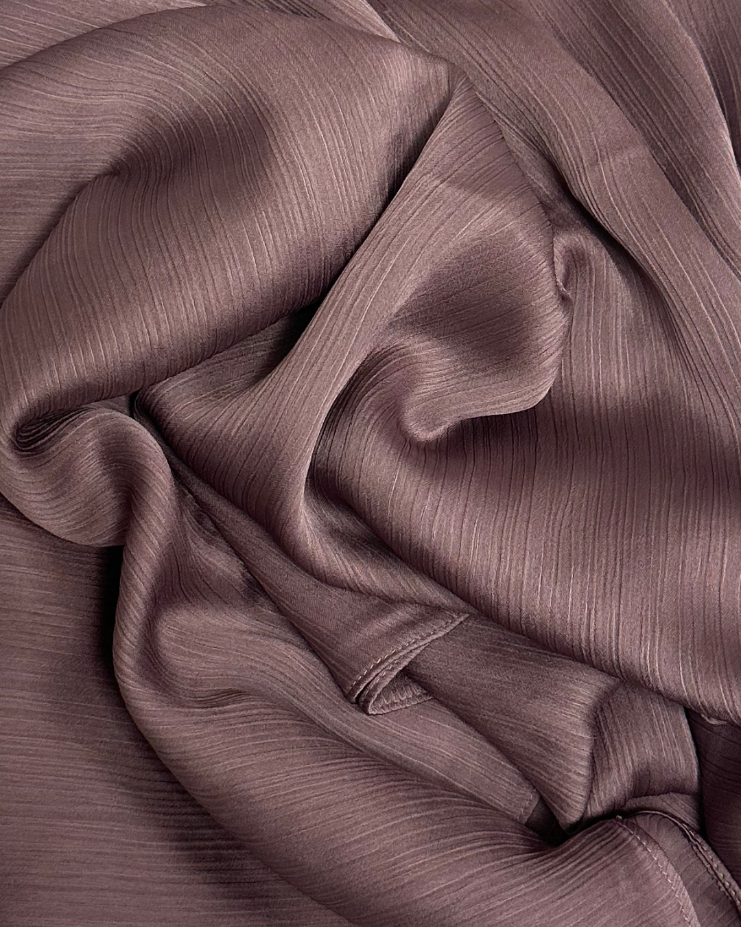 SATIN CRINKLE HIJAB - MUTED PINK - Modesty