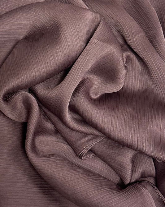 SATIN CRINKLE HIJAB - MUTED PINK - Modesty