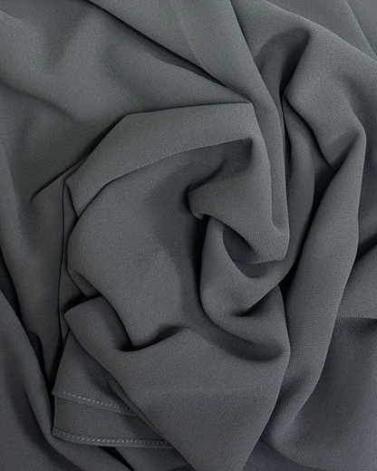 GEORGETTE CHIFFON HIJAB - GREY - Modesty