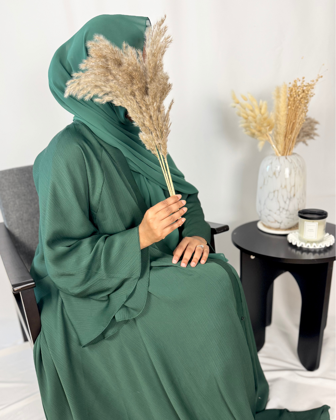 AMIRA ABAYA - FOREST GREEN - Modesty