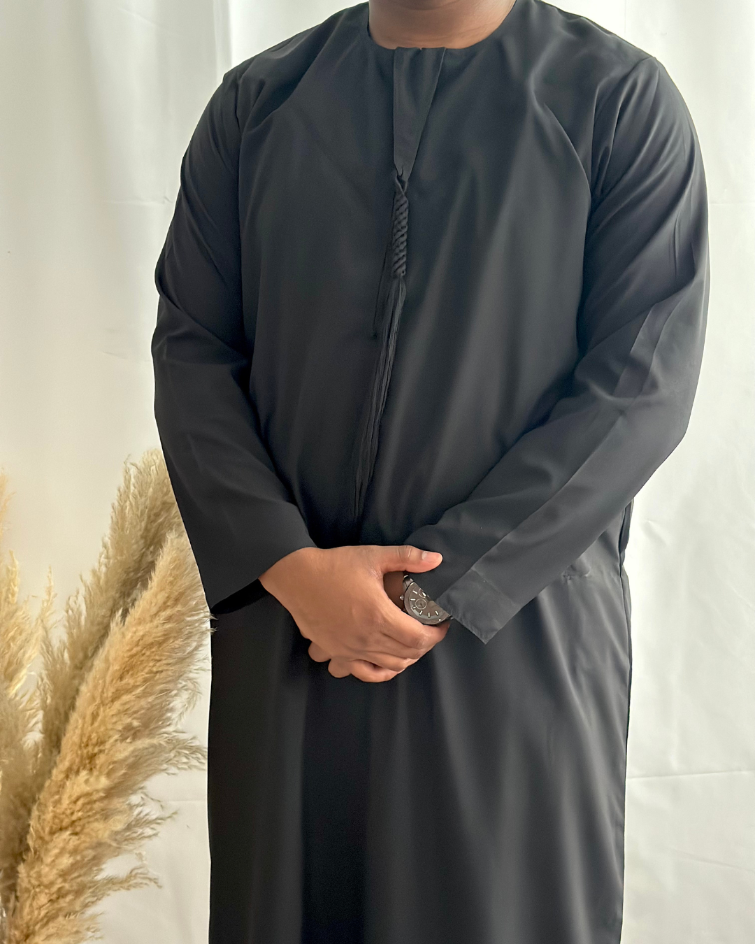 PREMIUM EMIRATI THOBE - BLACK - Modesty