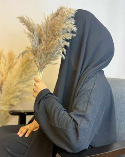 GEORGETTE CHIFFON HIJAB - BLACK - Modesty