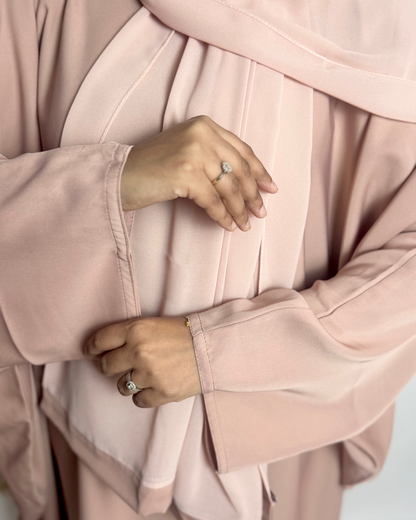 PREMIUM CLOSED FARASHA - BLUSH PINK - Modesty