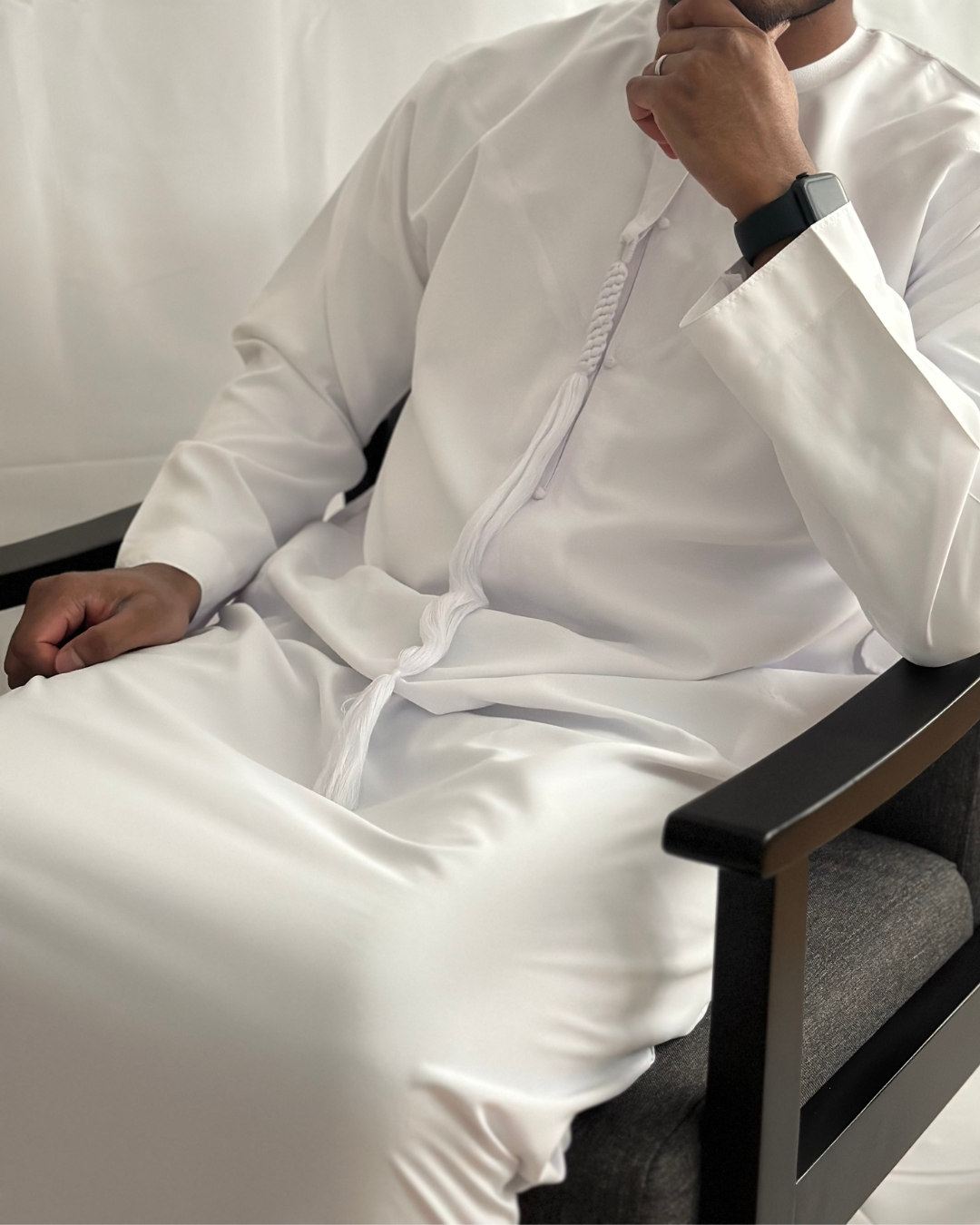 PREMIUM EMIRATI THOBE - WHITE - Modesty