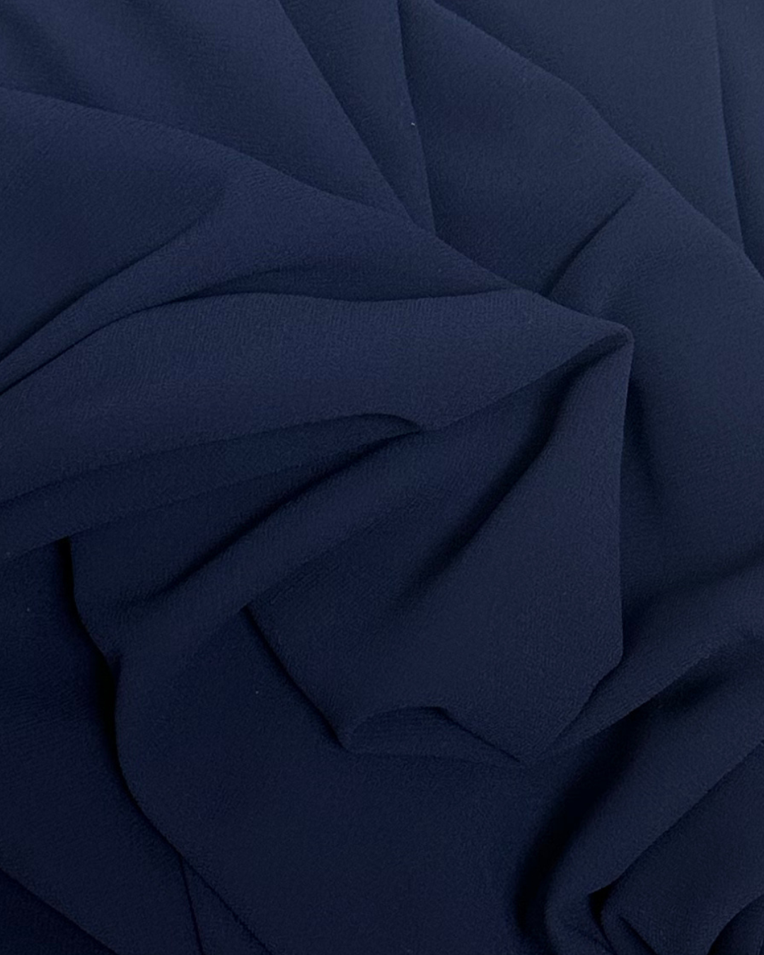 GORGETTE CHIFFON HIJAB - NAVY - Modesty